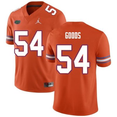 Men's Florida Gators #54 Lamar Goods NCAA Nike Orange Authentic Stitched College Football Jersey YRL8762BM